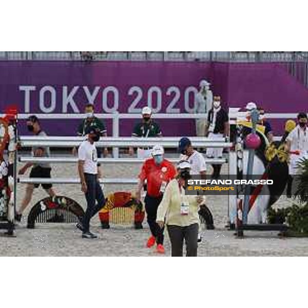 Tokyo 2020 Olympic Games - Show Jumping Team 1st Qualifier - Course walking Tokyo, Equestrian Park - 06 August 2021 Ph. Stefano Grasso