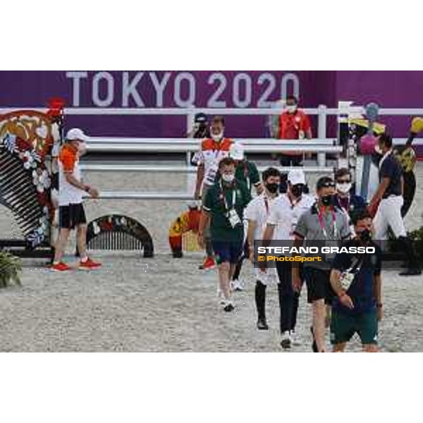 Tokyo 2020 Olympic Games - Show Jumping Team 1st Qualifier - Course walking Tokyo, Equestrian Park - 06 August 2021 Ph. Stefano Grasso