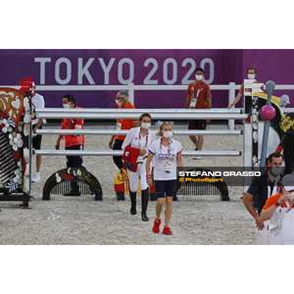 Tokyo 2020 Olympic Games - Show Jumping Team 1st Qualifier - Course walking Tokyo, Equestrian Park - 06 August 2021 Ph. Stefano Grasso