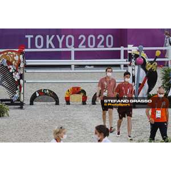 Tokyo 2020 Olympic Games - Show Jumping Team 1st Qualifier - Course walking Tokyo, Equestrian Park - 06 August 2021 Ph. Stefano Grasso