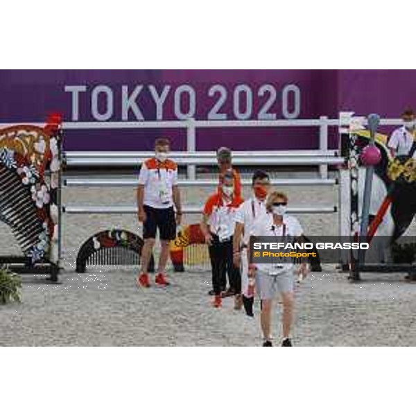 Tokyo 2020 Olympic Games - Show Jumping Team 1st Qualifier - Course walking Tokyo, Equestrian Park - 06 August 2021 Ph. Stefano Grasso