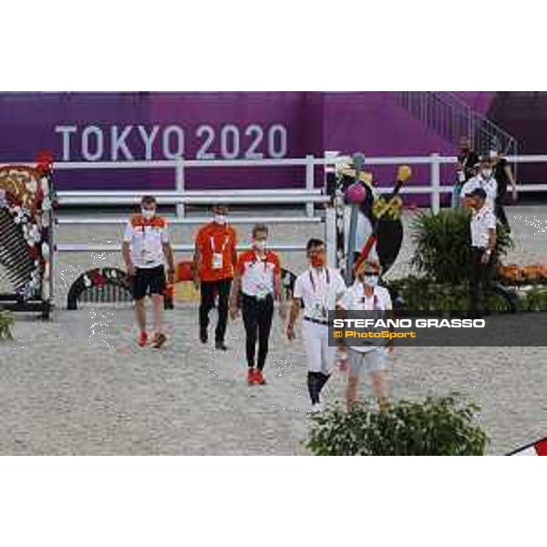 Tokyo 2020 Olympic Games - Show Jumping Team 1st Qualifier - Course walking Tokyo, Equestrian Park - 06 August 2021 Ph. Stefano Grasso