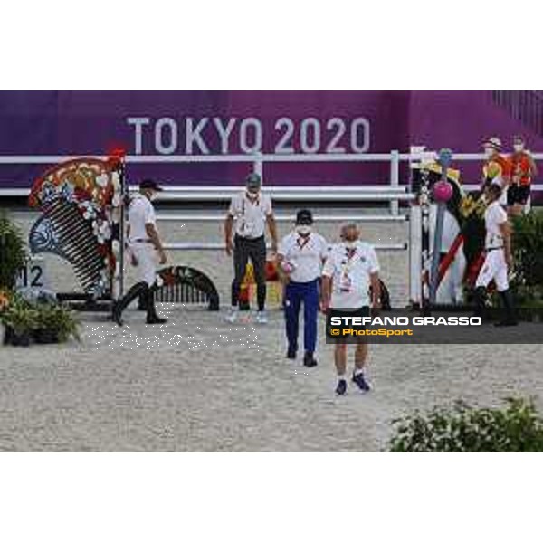 Tokyo 2020 Olympic Games - Show Jumping Team 1st Qualifier - Course walking Tokyo, Equestrian Park - 06 August 2021 Ph. Stefano Grasso
