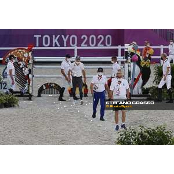 Tokyo 2020 Olympic Games - Show Jumping Team 1st Qualifier - Course walking Tokyo, Equestrian Park - 06 August 2021 Ph. Stefano Grasso