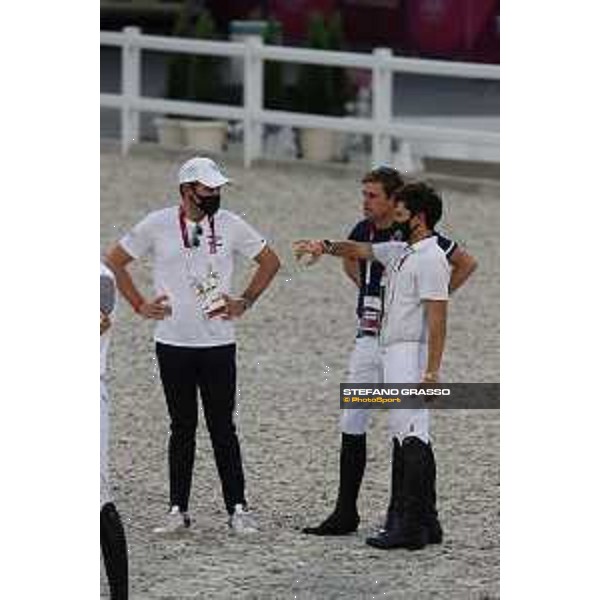 Tokyo 2020 Olympic Games - Show Jumping Team 1st Qualifier - Course walking - Darragh Kenny, Teddy Vlock Tokyo, Equestrian Park - 06 August 2021 Ph. Stefano Grasso