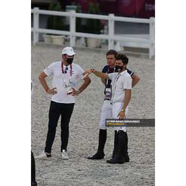 Tokyo 2020 Olympic Games - Show Jumping Team 1st Qualifier - Course walking - Darragh Kenny, Teddy Vlock Tokyo, Equestrian Park - 06 August 2021 Ph. Stefano Grasso