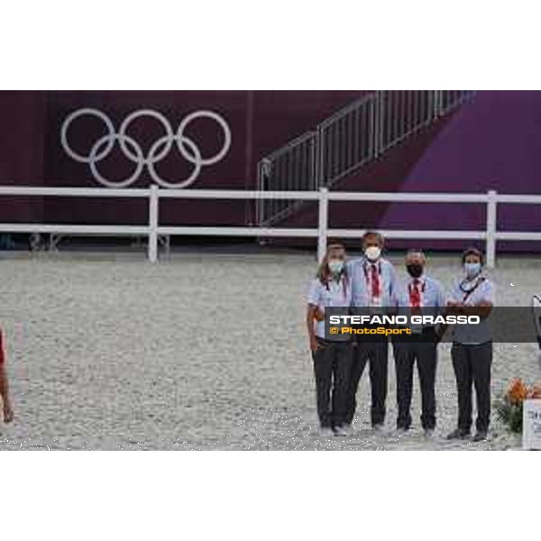 Tokyo 2020 Olympic Games - Show Jumping Team 1st Qualifier - Course walking - Course designers team Tokyo, Equestrian Park - 06 August 2021 Ph. Stefano Grasso