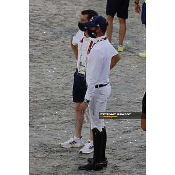 Tokyo 2020 Olympic Games - Show Jumping Team 1st Qualifier - Course walking - Ben Maher, Scott Brash Tokyo, Equestrian Park - 06 August 2021 Ph. Stefano Grasso