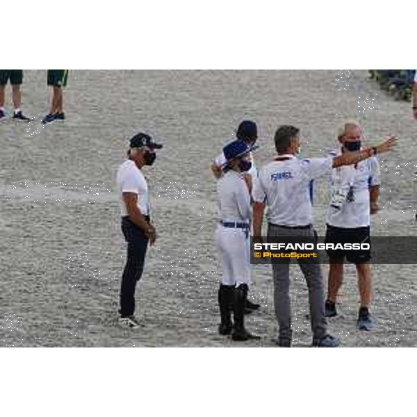 Tokyo 2020 Olympic Games - Show Jumping Team 1st Qualifier - Course walking - Team Israel Tokyo, Equestrian Park - 06 August 2021 Ph. Stefano Grasso