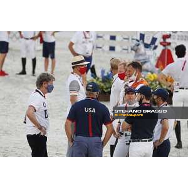 Tokyo 2020 Olympic Games - Show Jumping Team 1st Qualifier - Course walking Tokyo, Equestrian Park - 06 August 2021 Ph. Stefano Grasso