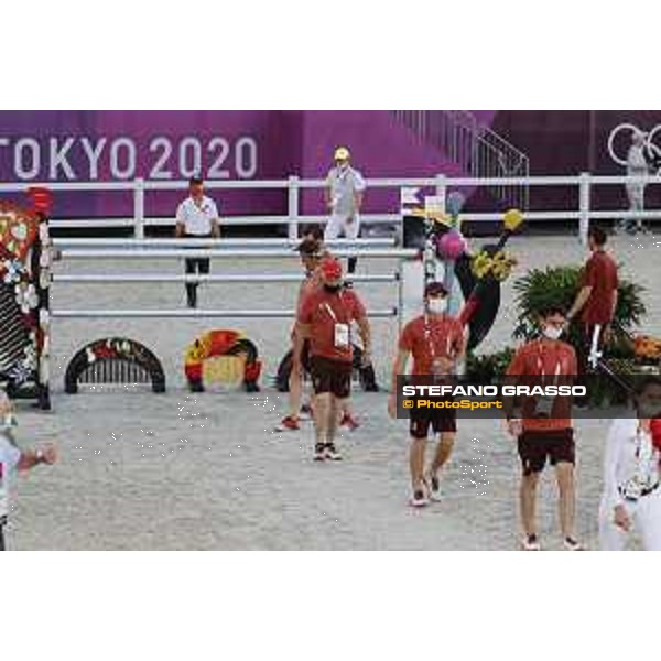 Tokyo 2020 Olympic Games - Show Jumping Team 1st Qualifier - Course walking Tokyo, Equestrian Park - 06 August 2021 Ph. Stefano Grasso