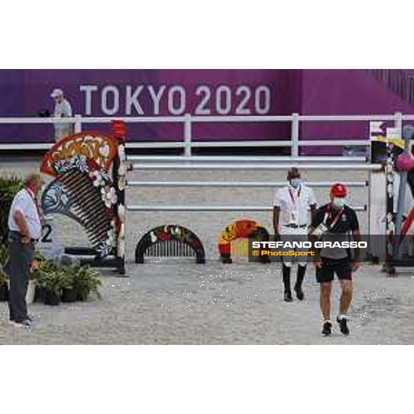Tokyo 2020 Olympic Games - Show Jumping Team 1st Qualifier - Course walking Tokyo, Equestrian Park - 06 August 2021 Ph. Stefano Grasso
