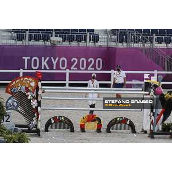Tokyo 2020 Olympic Games - Show Jumping Team 1st Qualifier - Course walking Tokyo, Equestrian Park - 06 August 2021 Ph. Stefano Grasso