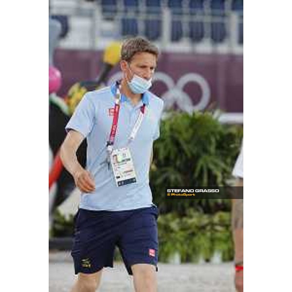 Tokyo 2020 Olympic Games - Show Jumping Team 1st Qualifier - Course walking - Henrik von Eckermann Tokyo, Equestrian Park - 06 August 2021 Ph. Stefano Grasso