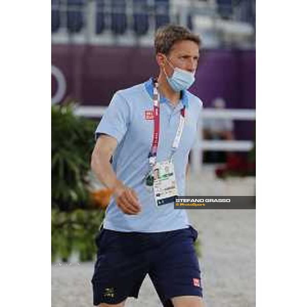Tokyo 2020 Olympic Games - Show Jumping Team 1st Qualifier - Course walking - Henrik von Eckermann Tokyo, Equestrian Park - 06 August 2021 Ph. Stefano Grasso