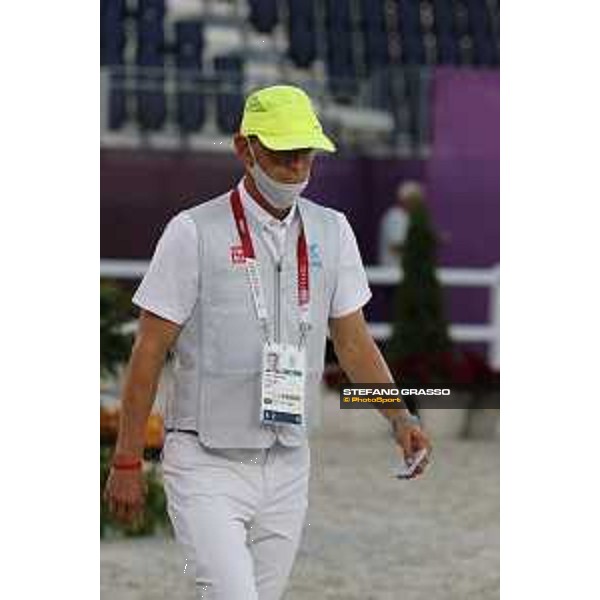 Tokyo 2020 Olympic Games - Show Jumping Team 1st Qualifier - Course walking - Peder Fredricson Tokyo, Equestrian Park - 06 August 2021 Ph. Stefano Grasso