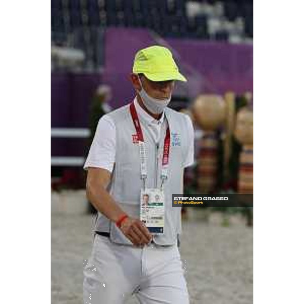 Tokyo 2020 Olympic Games - Show Jumping Team 1st Qualifier - Course walking - Peder Fredricson Tokyo, Equestrian Park - 06 August 2021 Ph. Stefano Grasso