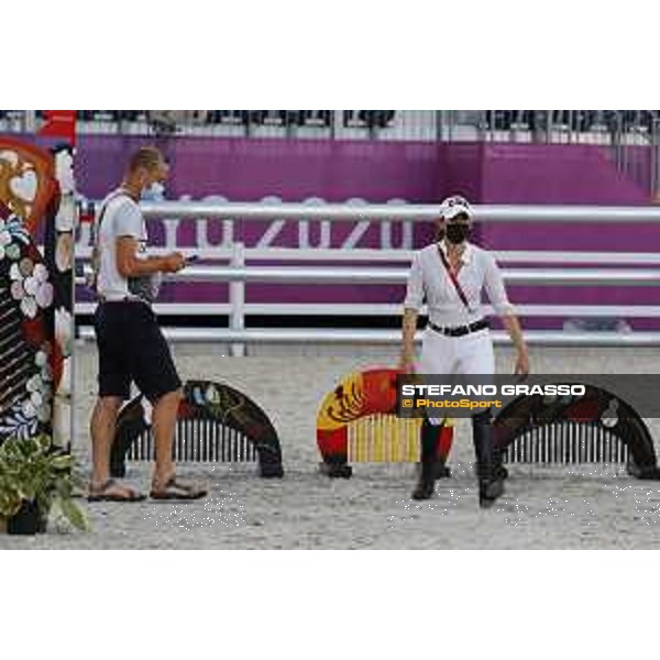 Tokyo 2020 Olympic Games - Show Jumping Team 1st Qualifier - Course walking - Jessica Springsteen Tokyo, Equestrian Park - 06 August 2021 Ph. Stefano Grasso