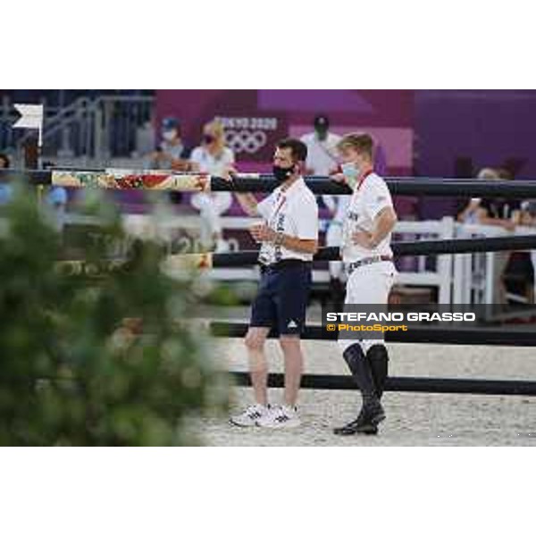 Tokyo 2020 Olympic Games - Show Jumping Team 1st Qualifier - Course walking - Scott Brash, Harry Charles Tokyo, Equestrian Park - 06 August 2021 Ph. Stefano Grasso