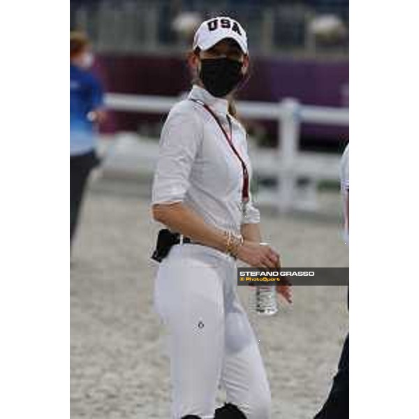 Tokyo 2020 Olympic Games - Show Jumping Team 1st Qualifier - Course walking - Jessica Springsteen Tokyo, Equestrian Park - 06 August 2021 Ph. Stefano Grasso
