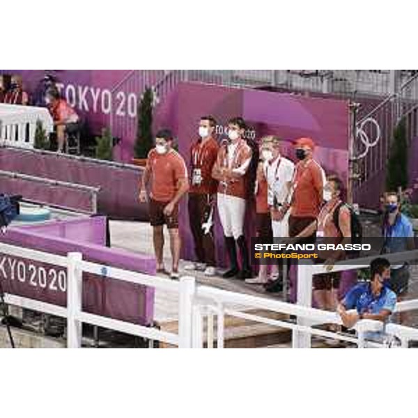 Tokyo 2020 Olympic Games - Show Jumping Team 1st Qualifier - Team Switzerland Tokyo, Equestrian Park - 06 August 2021 Ph. Stefano Grasso