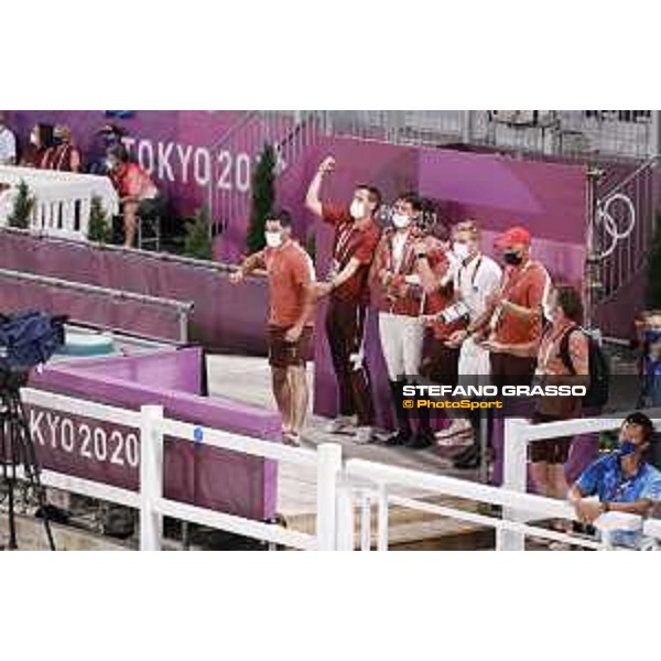 Tokyo 2020 Olympic Games - Show Jumping Team 1st Qualifier - Team Switzerland Tokyo, Equestrian Park - 06 August 2021 Ph. Stefano Grasso