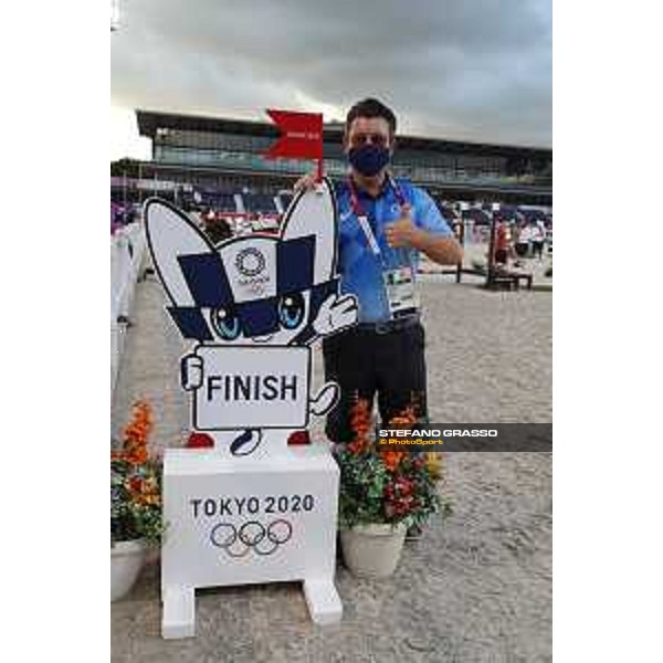 Tokyo 2020 Olympic Games - Show Jumping Team 1st Qualifier - Course walking - Steven Wilde Tokyo, Equestrian Park - 06 August 2021 Ph. Stefano Grasso