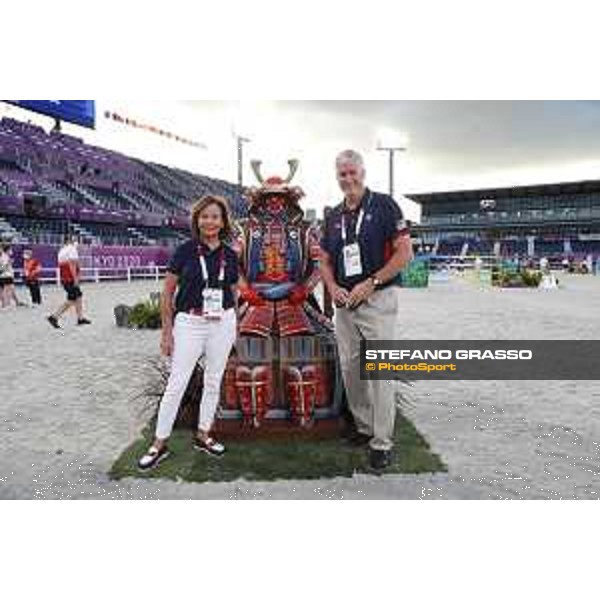 Tokyo 2020 Olympic Games - Show Jumping Team 1st Qualifier - Course walking - Robin Parsky Tokyo, Equestrian Park - 06 August 2021 Ph. Stefano Grasso