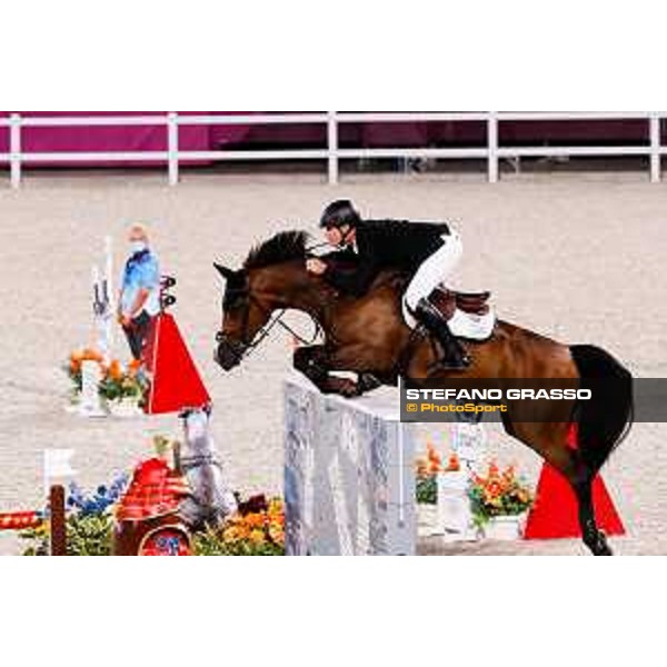 Tokyo 2020 Olympic Games - Show Jumping Team 1st Qualifier - Bruce Goodin on Danny V Tokyo, Equestrian Park - 06 August 2021 Ph. Stefano Grasso