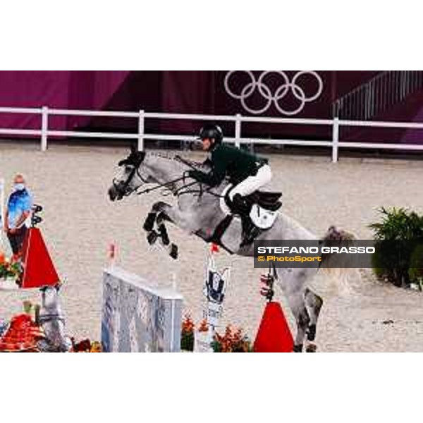 Tokyo 2020 Olympic Games - Show Jumping Team 1st Qualifier - Shane Sweetnam on Karlin van \'t Vennehof Tokyo, Equestrian Park - 06 August 2021 Ph. Stefano Grasso