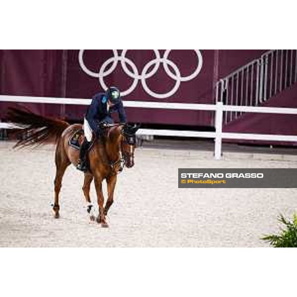 Tokyo 2020 Olympic Games - Show Jumping Team 1st Qualifier - Henrik von Eckermann on King Edward Tokyo, Equestrian Park - 06 August 2021 Ph. Stefano Grasso