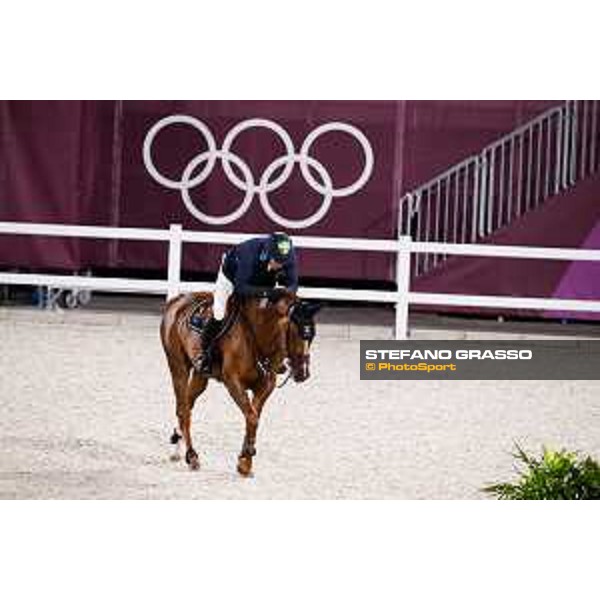 Tokyo 2020 Olympic Games - Show Jumping Team 1st Qualifier - Henrik von Eckermann on King Edward Tokyo, Equestrian Park - 06 August 2021 Ph. Stefano Grasso