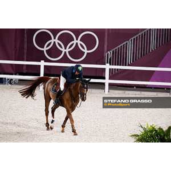 Tokyo 2020 Olympic Games - Show Jumping Team 1st Qualifier - Henrik von Eckermann on King Edward Tokyo, Equestrian Park - 06 August 2021 Ph. Stefano Grasso