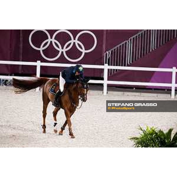 Tokyo 2020 Olympic Games - Show Jumping Team 1st Qualifier - Henrik von Eckermann on King Edward Tokyo, Equestrian Park - 06 August 2021 Ph. Stefano Grasso