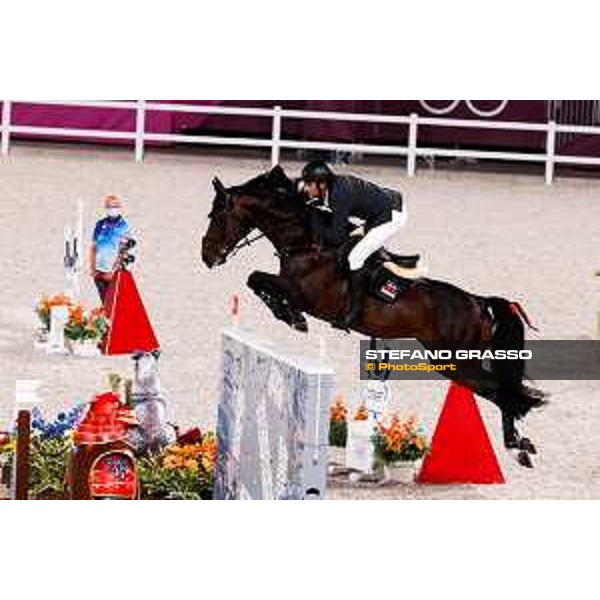 Tokyo 2020 Olympic Games - Show Jumping Team 1st Qualifier - Mohamed Talaat on Darshan Tokyo, Equestrian Park - 06 August 2021 Ph. Stefano Grasso