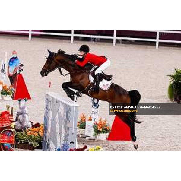 Tokyo 2020 Olympic Games - Show Jumping Team 1st Qualifier - Jessica Springsteen on Don Juan van de Donkhoeve Tokyo, Equestrian Park - 06 August 2021 Ph. Stefano Grasso