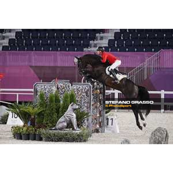 Tokyo 2020 Olympic Games - Show Jumping Team 1st Qualifier - Jerome Guery on Quel Homme de Hus Tokyo, Equestrian Park - 07 August 2021 Ph. Stefano Grasso