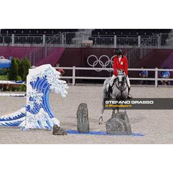 Tokyo 2020 Olympic Games - Show Jumping Team 1st Qualifier - Gregory Wathelet on Nevados S Tokyo, Equestrian Park - 07 August 2021 Ph. Stefano Grasso