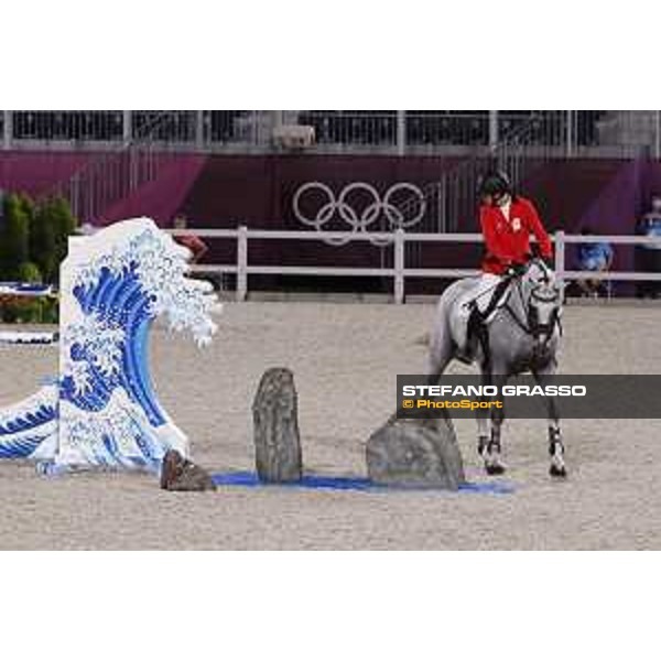 Tokyo 2020 Olympic Games - Show Jumping Team 1st Qualifier - Gregory Wathelet on Nevados S Tokyo, Equestrian Park - 07 August 2021 Ph. Stefano Grasso