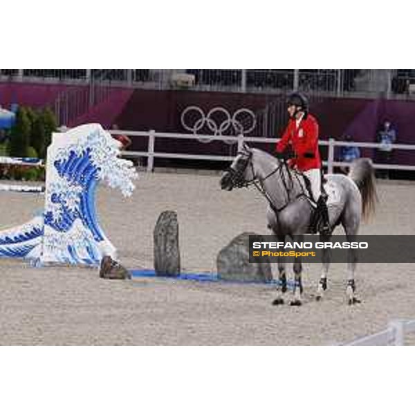 Tokyo 2020 Olympic Games - Show Jumping Team 1st Qualifier - Gregory Wathelet on Nevados S Tokyo, Equestrian Park - 07 August 2021 Ph. Stefano Grasso