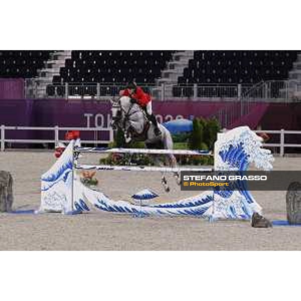 Tokyo 2020 Olympic Games - Show Jumping Team 1st Qualifier - Gregory Wathelet on Nevados S Tokyo, Equestrian Park - 07 August 2021 Ph. Stefano Grasso