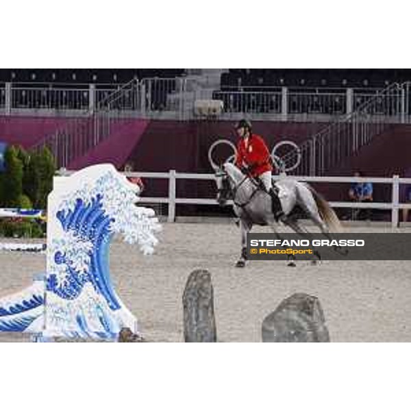 Tokyo 2020 Olympic Games - Show Jumping Team 1st Qualifier - Gregory Wathelet on Nevados S Tokyo, Equestrian Park - 07 August 2021 Ph. Stefano Grasso