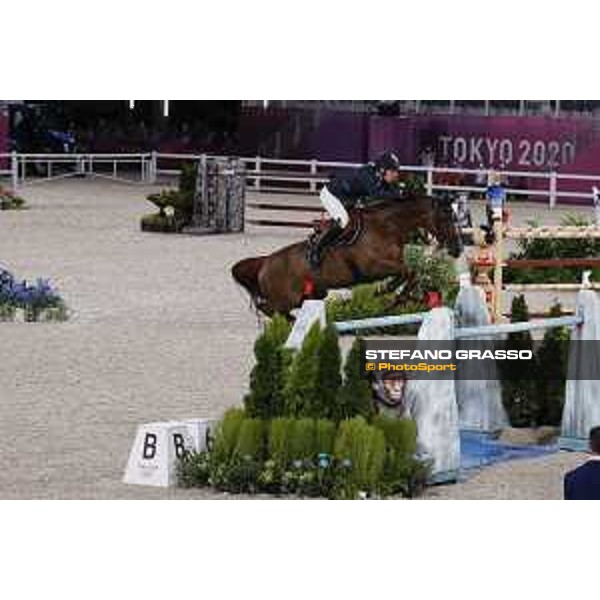 Tokyo 2020 Olympic Games - Show Jumping Team 1st Qualifier - Henrik von Eckermann on King Edward Tokyo, Equestrian Park - 07 August 2021 Ph. Stefano Grasso
