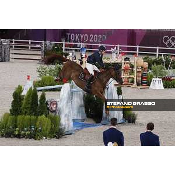 Tokyo 2020 Olympic Games - Show Jumping Team 1st Qualifier - Henrik von Eckermann on King Edward Tokyo, Equestrian Park - 07 August 2021 Ph. Stefano Grasso