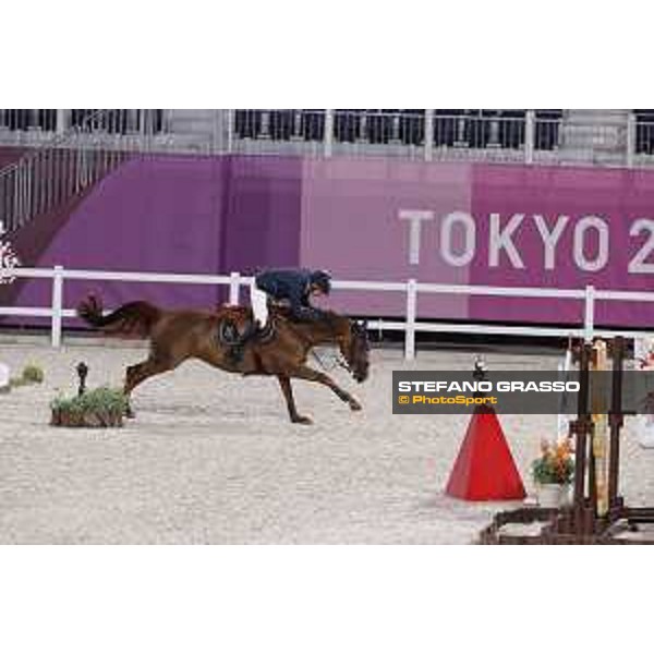 Tokyo 2020 Olympic Games - Show Jumping Team 1st Qualifier - Henrik von Eckermann on King Edward Tokyo, Equestrian Park - 07 August 2021 Ph. Stefano Grasso