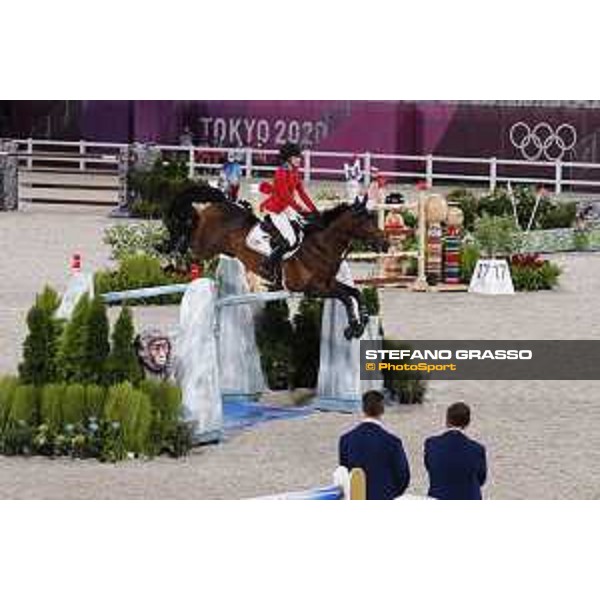 Tokyo 2020 Olympic Games - Show Jumping Team 1st Qualifier - Jessica Springsteen on Don Juan van de Donkhoeve Tokyo, Equestrian Park - 07 August 2021 Ph. Stefano Grasso