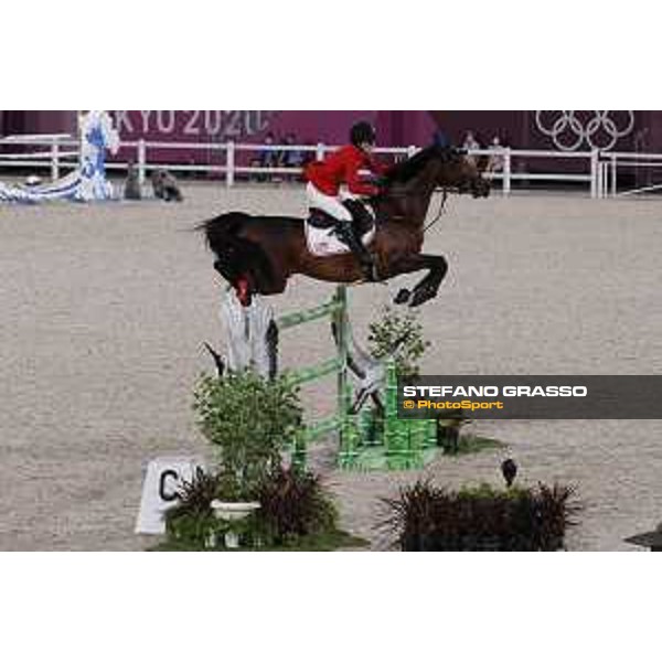 Tokyo 2020 Olympic Games - Show Jumping Team 1st Qualifier - Jessica Springsteen on Don Juan van de Donkhoeve Tokyo, Equestrian Park - 07 August 2021 Ph. Stefano Grasso