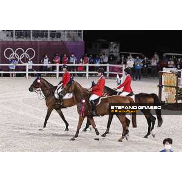Tokyo 2020 Olympic Games - Show Jumping Team 1st Qualifier - Team USA: Laura Kraut, Jessica Springsteen, McLain Ward - Silver Medal Tokyo, Equestrian Park - 07 August 2021 Ph. Stefano Grasso