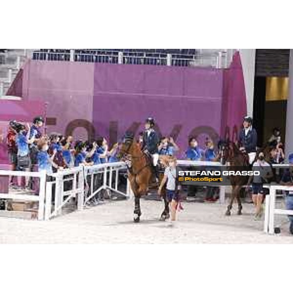 Tokyo 2020 Olympic Games - Show Jumping Team 1st Qualifier - Team Sweden: Henrik von Eckermann, Malin Baryard, Peder Fredricson - Gold Medal Tokyo, Equestrian Park - 07 August 2021 Ph. Stefano Grasso