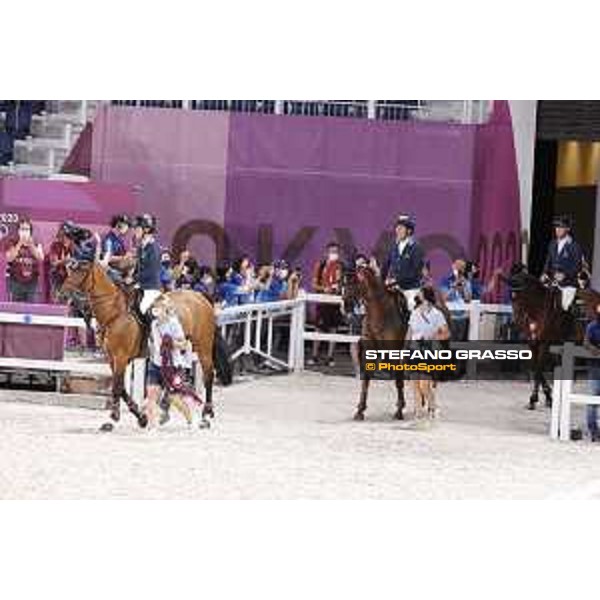 Tokyo 2020 Olympic Games - Show Jumping Team 1st Qualifier - Team Sweden: Henrik von Eckermann, Malin Baryard, Peder Fredricson - Gold Medal Tokyo, Equestrian Park - 07 August 2021 Ph. Stefano Grasso